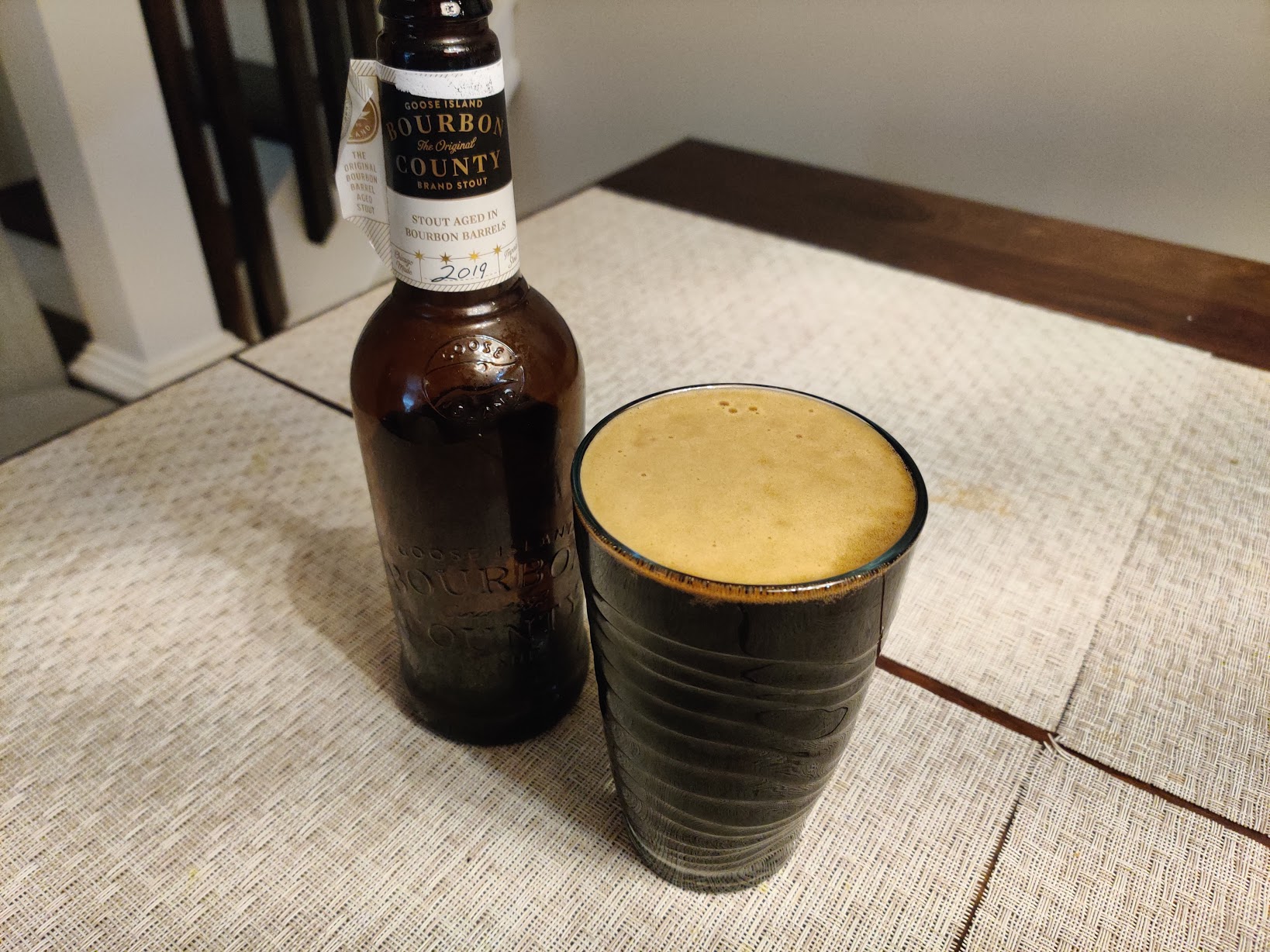 goose island bourbon county stout two tone kitchen