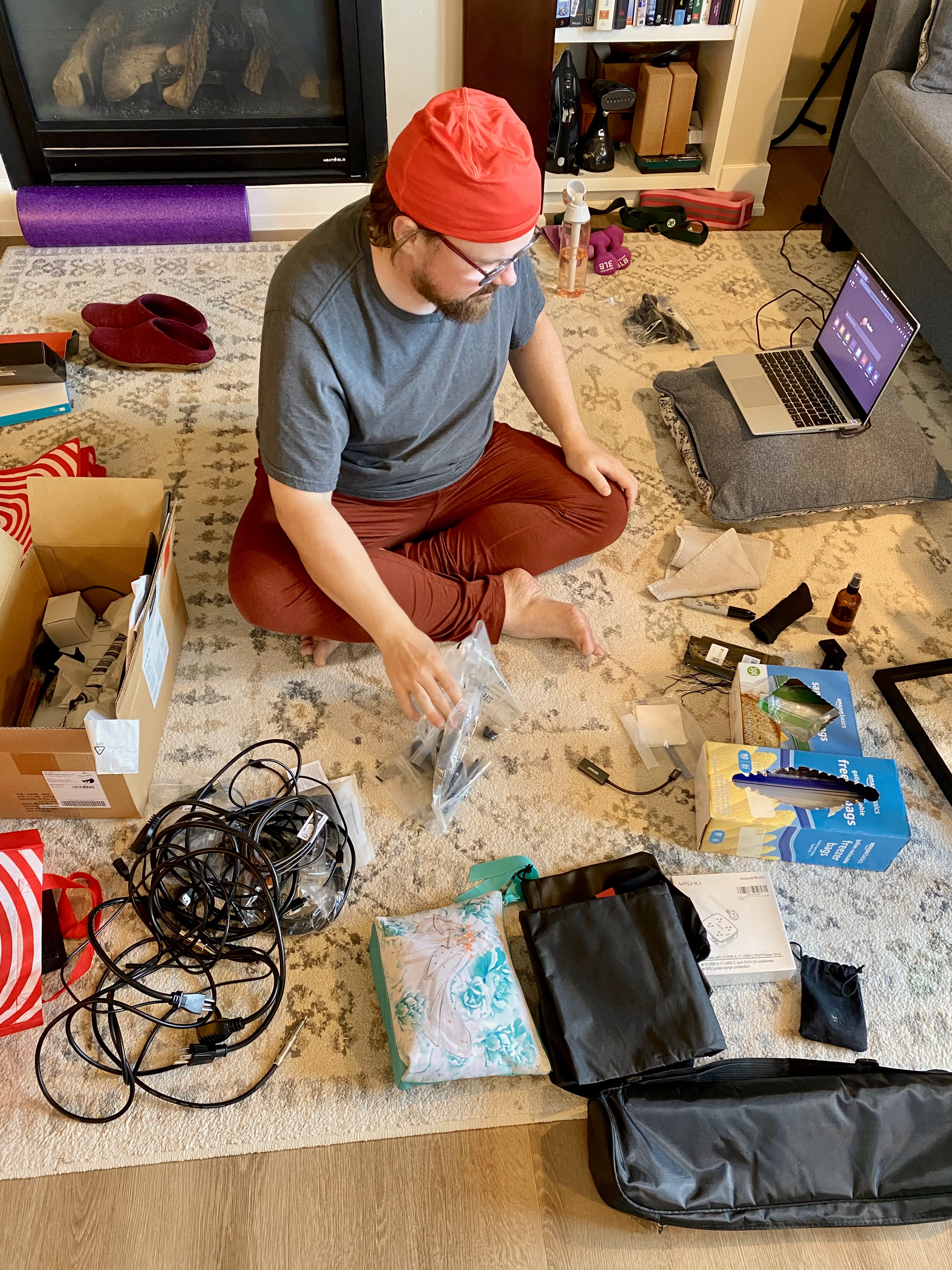 Taking out the trash